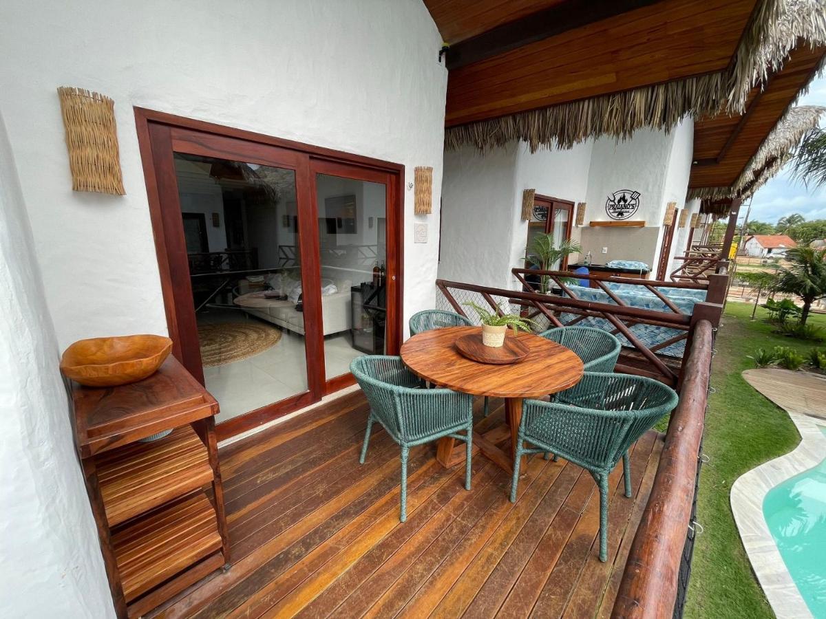Ap Vila Mar Pe Na Areia Com Vista Para O Mar E Piscina Barra Grande  Exterior foto